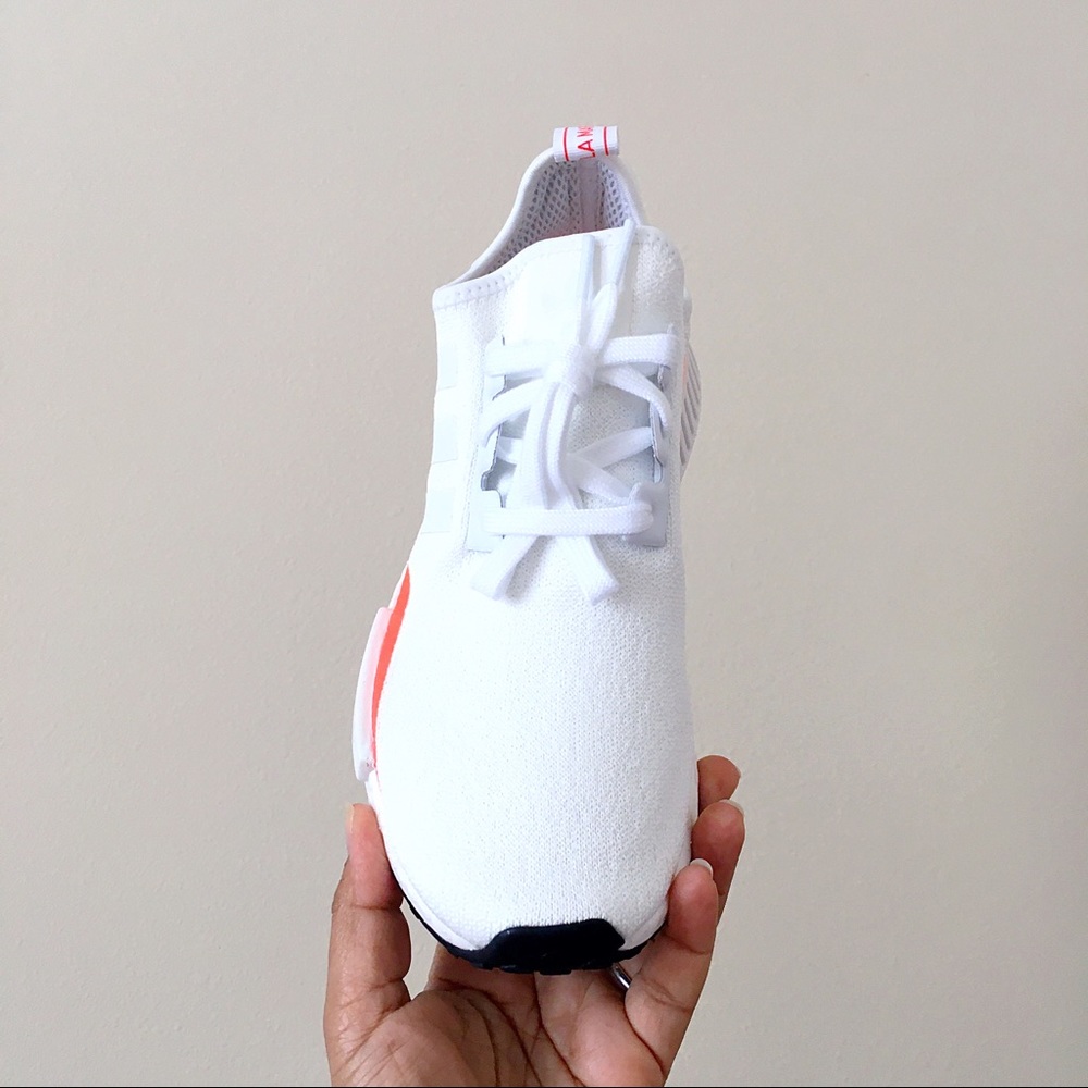 Adidas NMD R1 White Orange - Picture 4 of 8